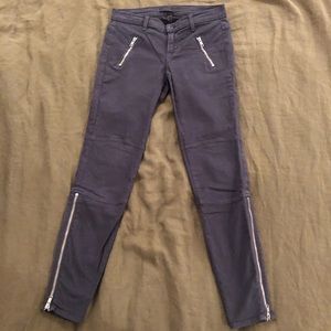 Jbrand Agnes Skinny Moto Zip Skinny Jeans